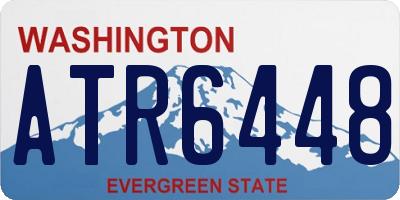WA license plate ATR6448