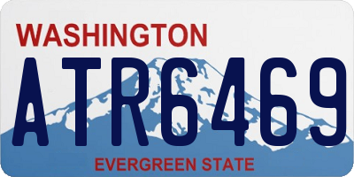 WA license plate ATR6469