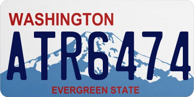 WA license plate ATR6474