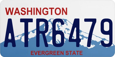 WA license plate ATR6479