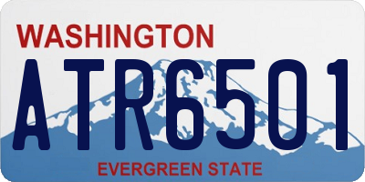 WA license plate ATR6501