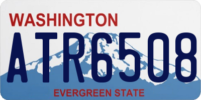 WA license plate ATR6508