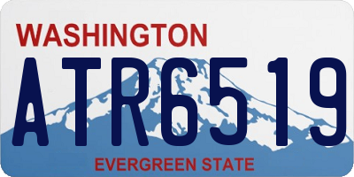 WA license plate ATR6519