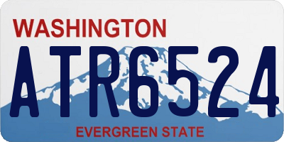 WA license plate ATR6524