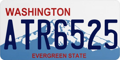 WA license plate ATR6525