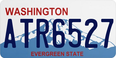 WA license plate ATR6527
