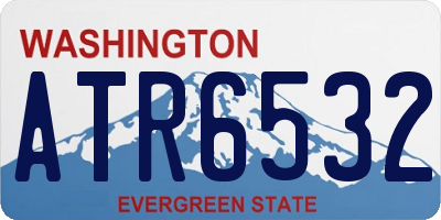 WA license plate ATR6532