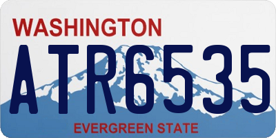 WA license plate ATR6535
