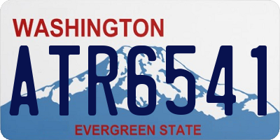 WA license plate ATR6541