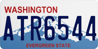 WA license plate ATR6544