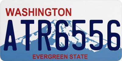 WA license plate ATR6556