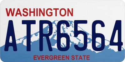 WA license plate ATR6564