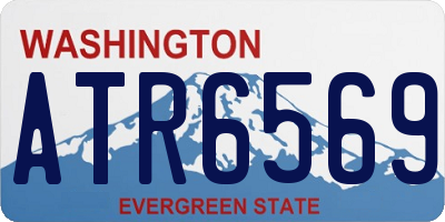 WA license plate ATR6569