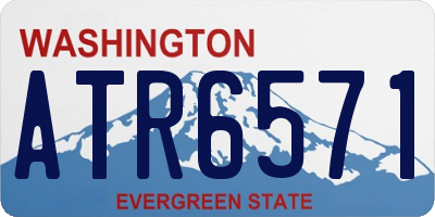 WA license plate ATR6571