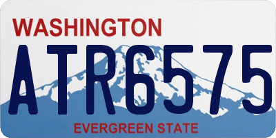 WA license plate ATR6575