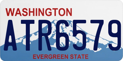 WA license plate ATR6579