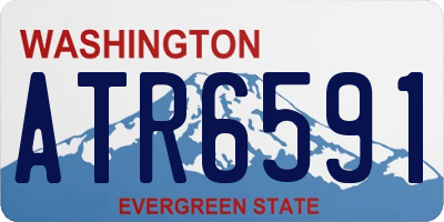 WA license plate ATR6591
