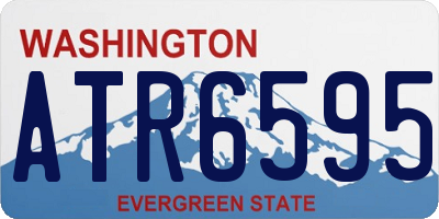 WA license plate ATR6595