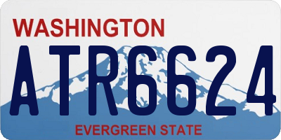 WA license plate ATR6624