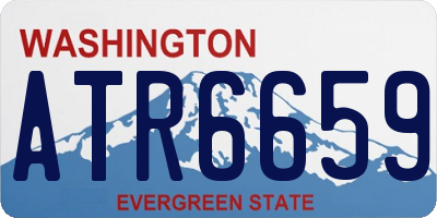 WA license plate ATR6659
