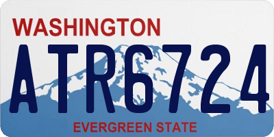 WA license plate ATR6724