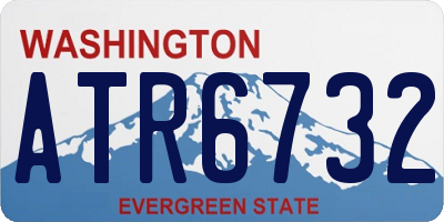 WA license plate ATR6732
