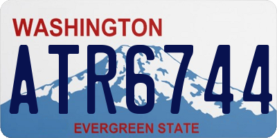 WA license plate ATR6744