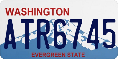 WA license plate ATR6745