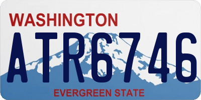 WA license plate ATR6746