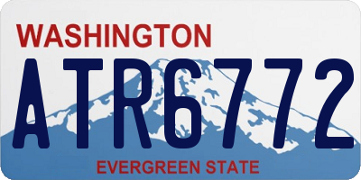 WA license plate ATR6772