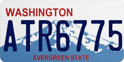 WA license plate ATR6775