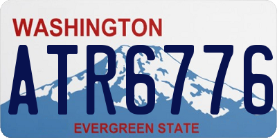 WA license plate ATR6776