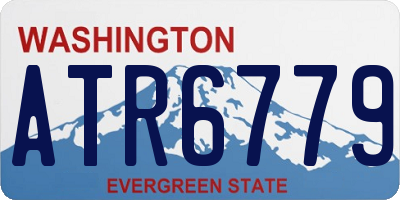 WA license plate ATR6779