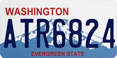 WA license plate ATR6824