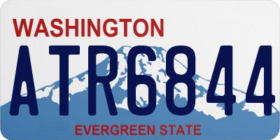 WA license plate ATR6844