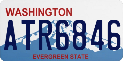 WA license plate ATR6846