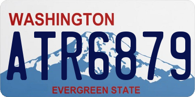 WA license plate ATR6879