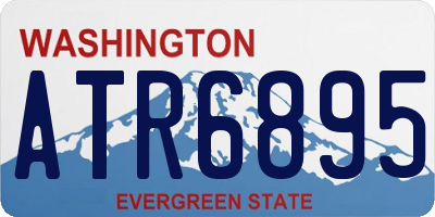 WA license plate ATR6895