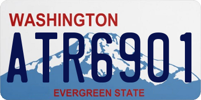 WA license plate ATR6901