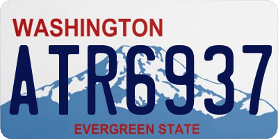 WA license plate ATR6937