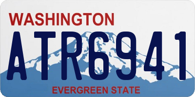 WA license plate ATR6941