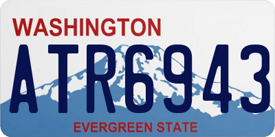 WA license plate ATR6943