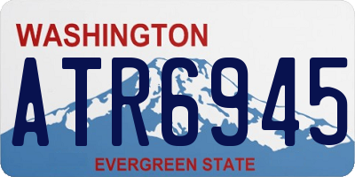 WA license plate ATR6945