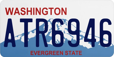 WA license plate ATR6946