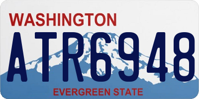 WA license plate ATR6948