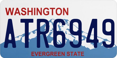WA license plate ATR6949