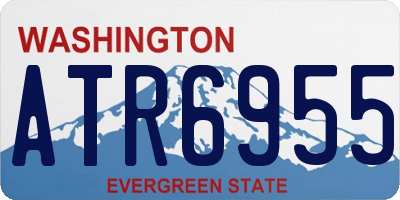 WA license plate ATR6955
