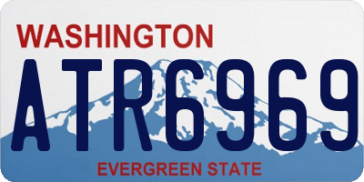 WA license plate ATR6969
