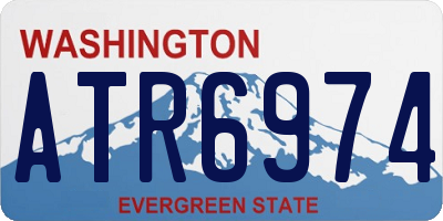 WA license plate ATR6974