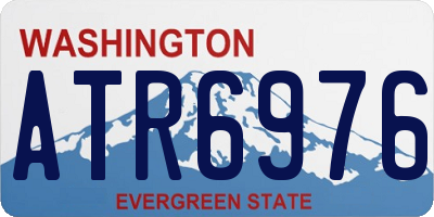 WA license plate ATR6976